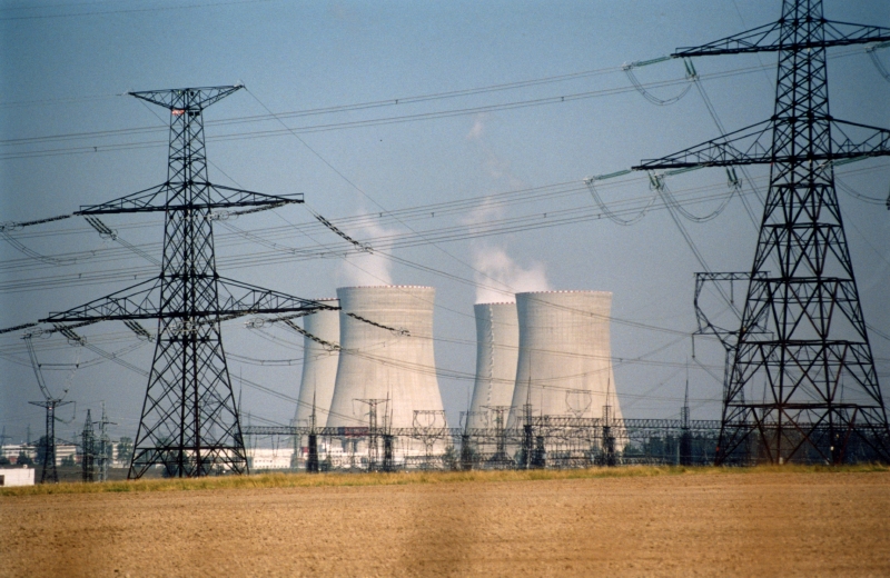 Jaderná elektrárna Temelín.