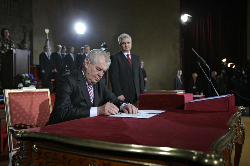 Od Zemanovy inaugurace uběhl 8.března jeden rok.