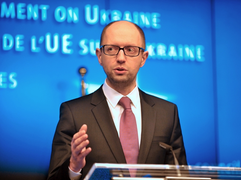 Úřadující ukrajinský premiér Arsenij Jaceňuk. 