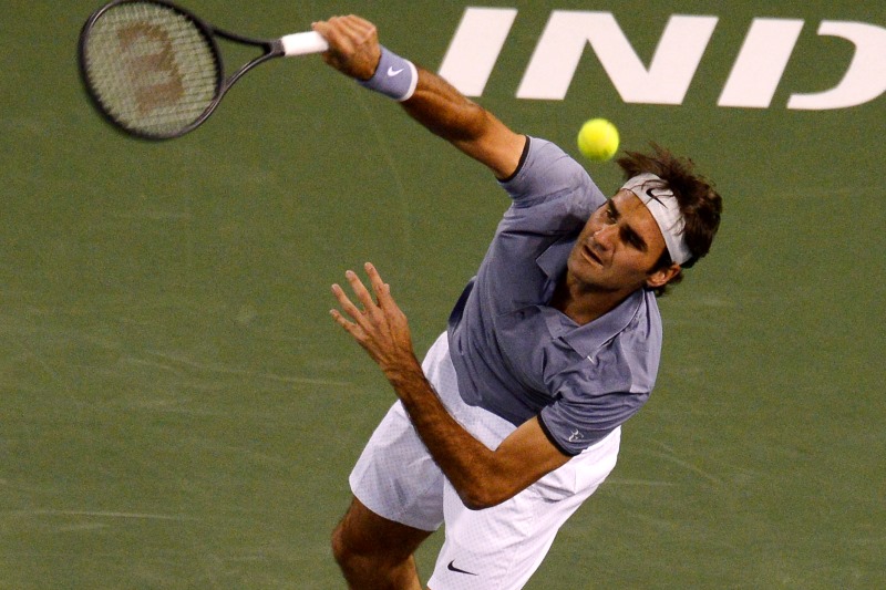 Bývalý první hráč světa Roger Federer ani ve čtvrtém zápase na tenisovém turnaji v Indian Wells neztratil set a po vítězství nad dvoumetrovým Jihoafričanem Kevinem Andersonem je v semifinále. Bývalý první hráč světa Roger Federer ani ve čtvrtém zápase na tenisovém turnaji v Indian Wells neztratil set a po vítězství nad dvoumetrovým Jihoafričanem Kevinem Andersonem je v semifinále.