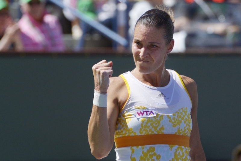 Italka Flavia Pennettaová překvapivě vyhrála tenisový turnaj v Indian Wells.