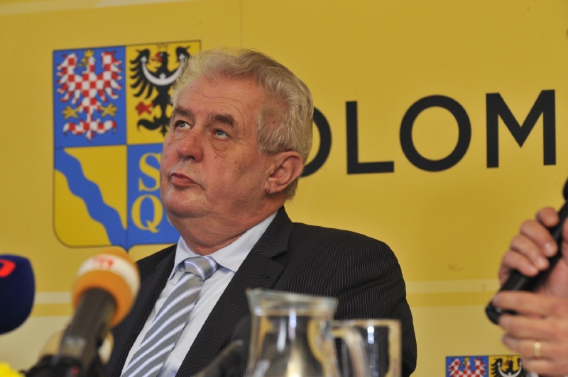 Prezident Miloš Zeman.