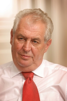 Prezident Miloš Zeman.