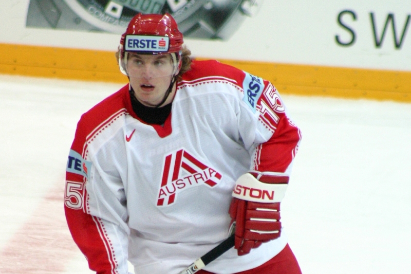 Hokejista Thomas Vanek. 