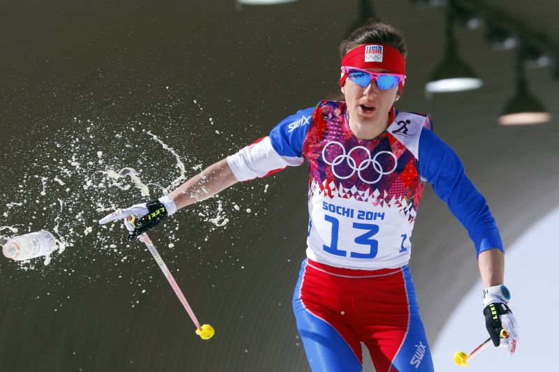 Lyžařka Eva Vrabcová-Nývltová. Lyžařka Eva Vrabcová-Nývltová.