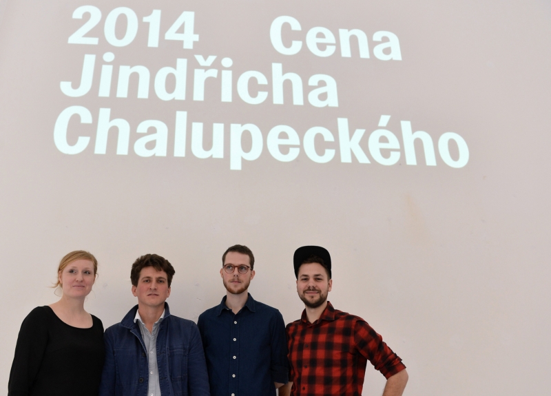 Čtyři z pěti finalistů 25. ročníku Ceny Jindřicha Chalupeckého.