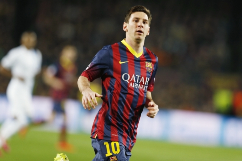 Argentinský útočník Barcelony Lionel Messi.
