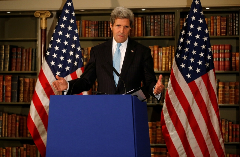 Americký ministr zahraničí John Kerry. 