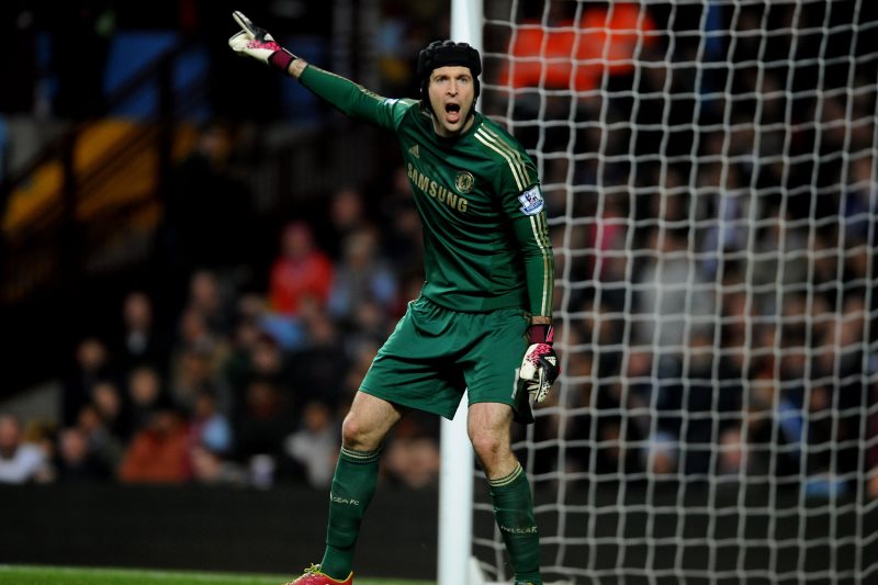 Brankář londýnské Chelsea Petr Čech. Brankář londýnské Chelsea Petr Čech.