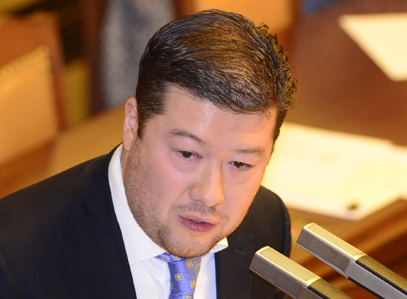 Předseda hnutí Úsvit Tomio Okamura.