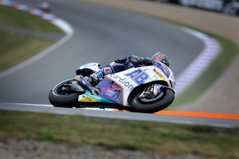 Jediný český jezdec ve třídě MotoGP Karel Abraham.