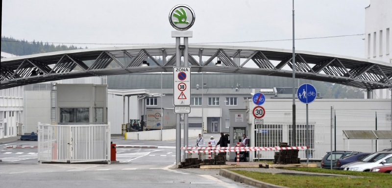Výrobní závod Škody Auto ve Vrchlabí. Výrobní závod Škody Auto ve Vrchlabí.