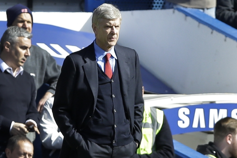Trenér Arséne Wenger.