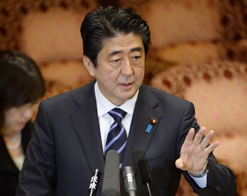 Japonský premiér Šinzó Abe.