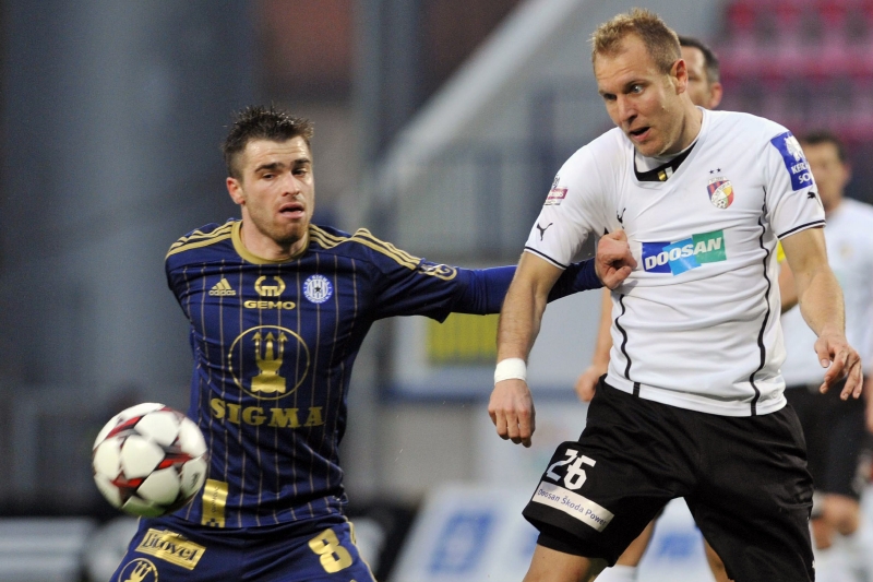 Radim Nepožitek z Olomouce (vlevo) a Daniel Kolář z Plzně.
