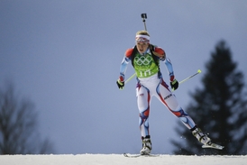 Soukalová na trati. Soukalová na trati.