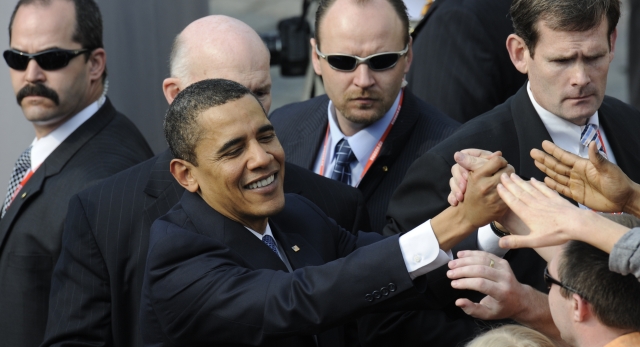 Obama se svými gorilami.
