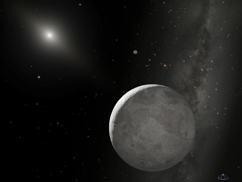 V Kupierově pásu objevili astronomové nedávno planetku větší než Pluto. Přezdívají jí Xena (ilustrační foto).