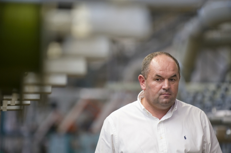 Předseda fotbalové asociace Miroslav Pelta.