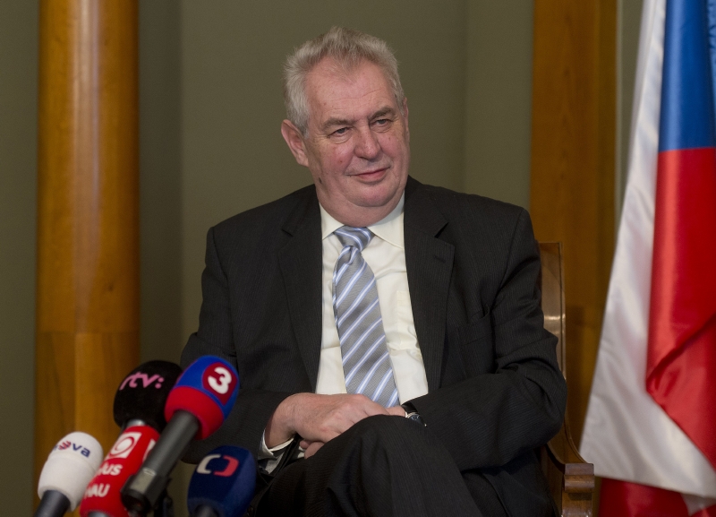 Prezident Miloš Zeman.