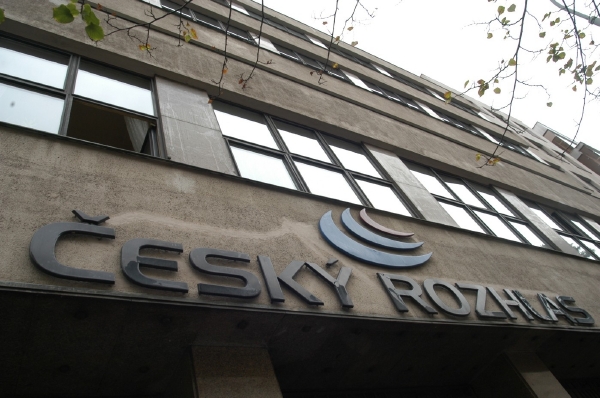 Budova ČRo na Vinohradské třídě v Praze.