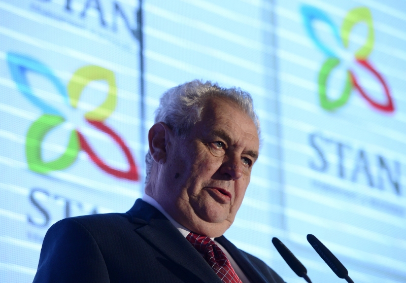 Prezident Miloš Zeman.