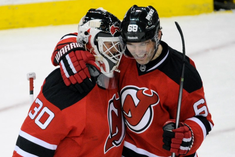 Jaromír Jágr, ale také Martin Brodeur po sezoně možná opustí New Jersey. Jaromír Jágr, ale také Martin Brodeur po sezoně možná opustí New Jersey.