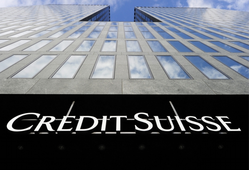 Švýcarská banka Credit Suisse.
