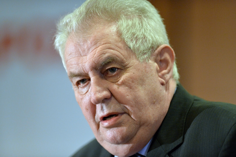 Prezident Miloš Zeman.