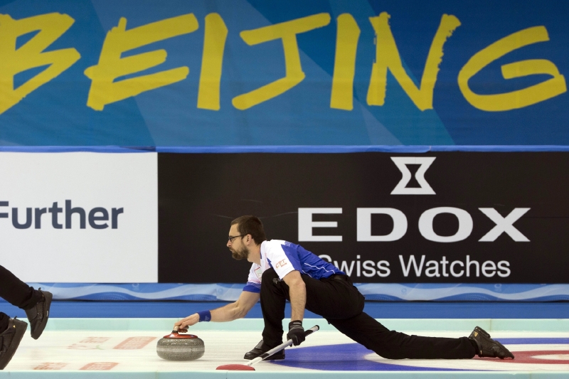 Curler Martin Snítil.