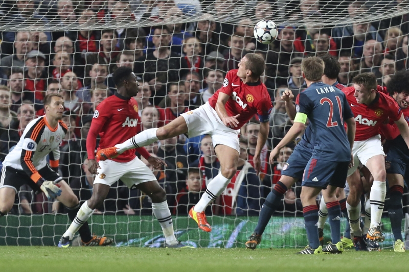 Situace před jedinou brankou Manchesteru United. Situace před jedinou brankou Manchesteru United.