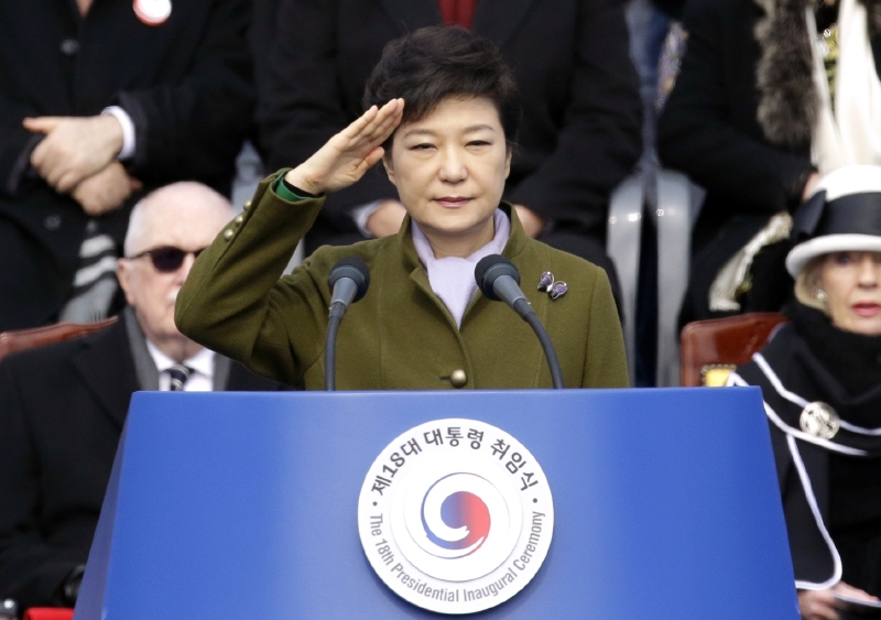 Jihokorejská prezidentka Pak Kun-hje.
