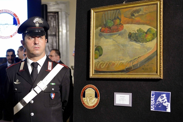 Obraz francouzského postimpresionistického malíře Paula Gauguina, který byl v roce 1970 ukraden v Británii, se nakonec našel v Itálii - na kuchyňské zdi továrního dělníka, který žije v penzi na Sicílii (ilustrační foto).