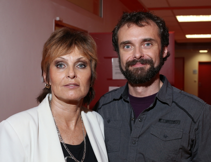 Olga Matušková se synem Waldemarem. Tentokrát přijela do Prahy bez něj.