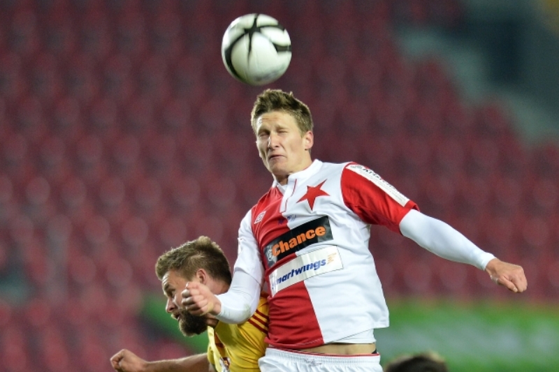Stoper pražské Slavie Milan Škoda.