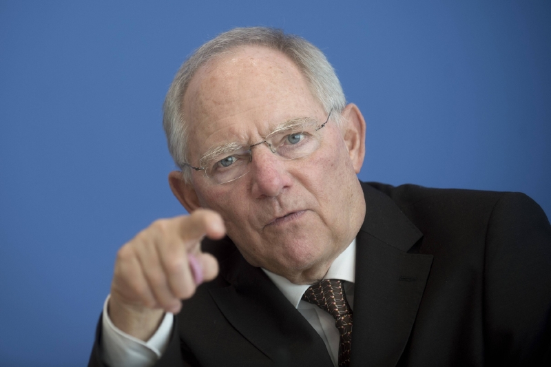 Německý ministr Wolfgang Schäuble.