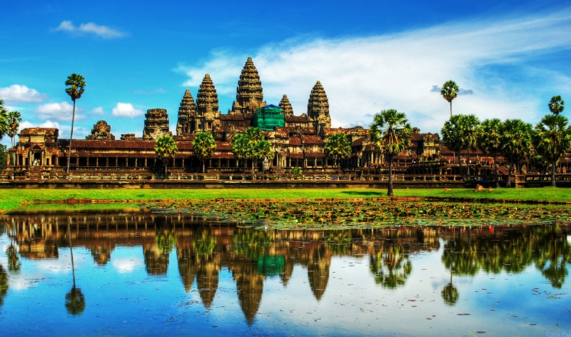 Klášterní komplex Angkor Wat. 