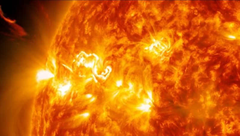 Erupce na Slunci.