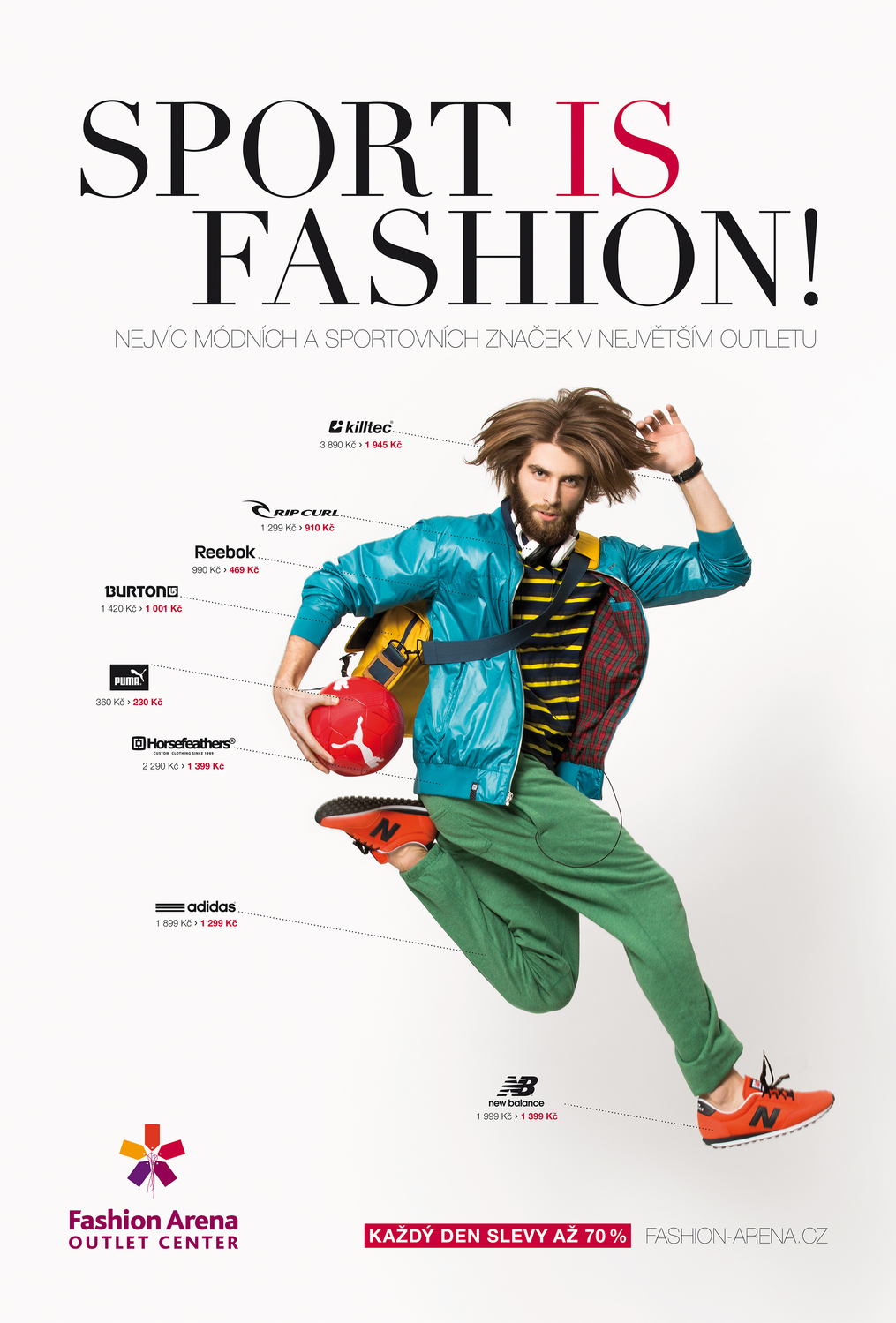 Kampaň Fashion Areny.