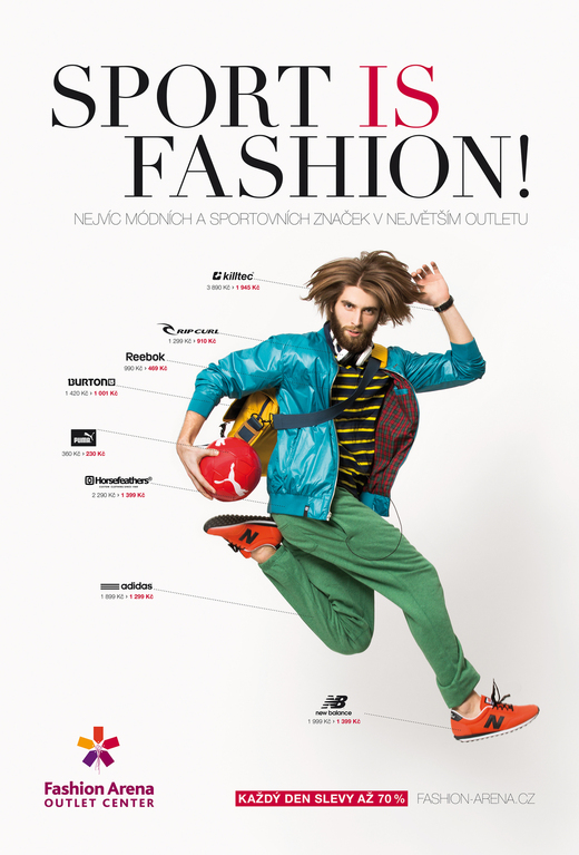 Kampaň Fashion Areny.
