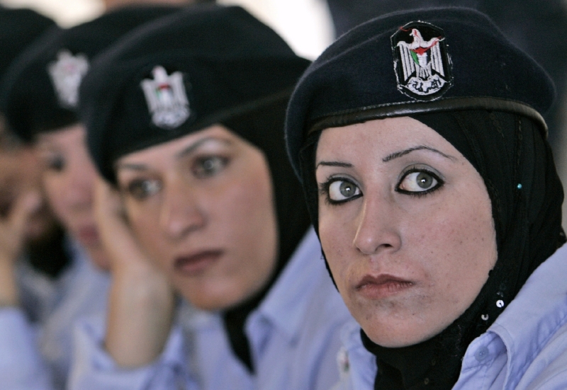 Příslušnice palestinské policie (ilustrační foto).
