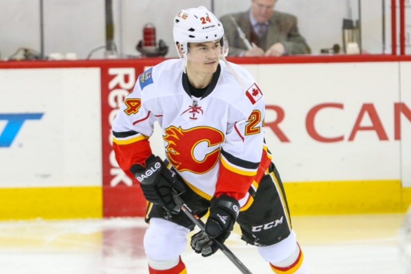 Hokejový útočník Jiří Hudler v dresu Calgary.
