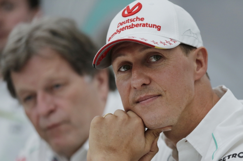 Legenda formule 1 Michael Schumacher.