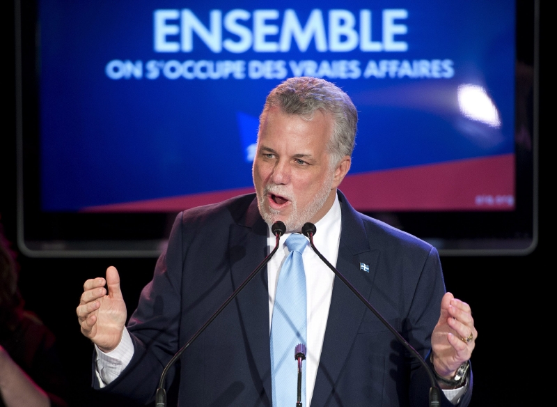Šéf liberálů a nový quebecký premiér Philippe Couillard.