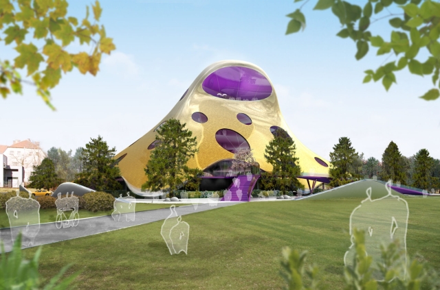 Umění do Kpalického blobu nepatří, říká ředitel Národní galerie Jiří Fajt (foto: Future Systems).