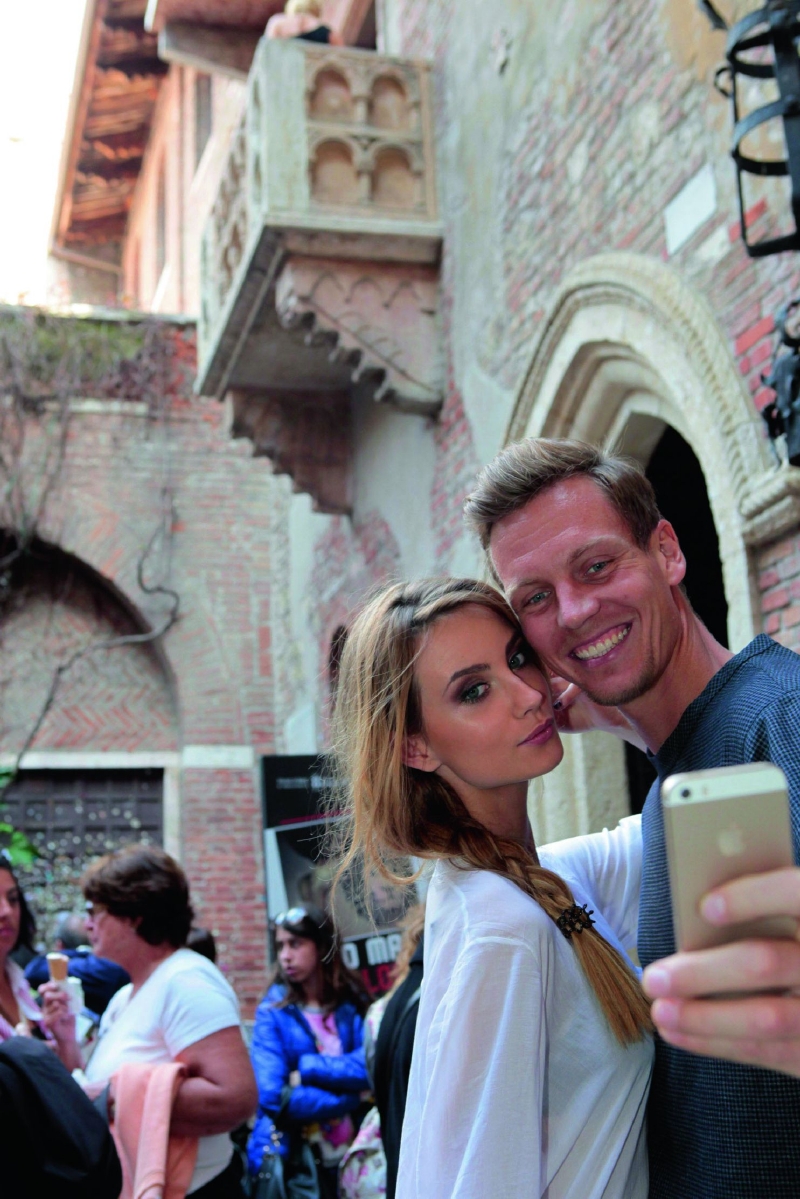 Do Verony přijel Ester podpořit i Tomáš Berdych.