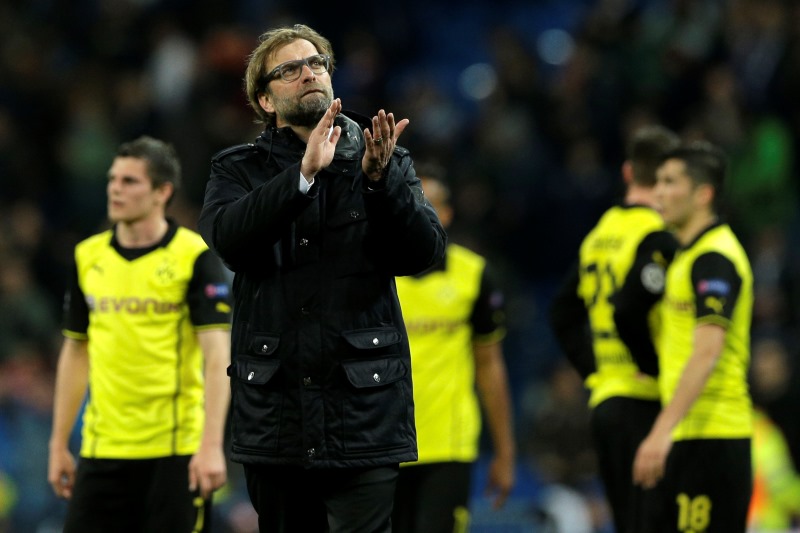 Trenér Borussie Jürgen Klopp byl hrdý, hráčům přes vyřazení neměl co vytknout.