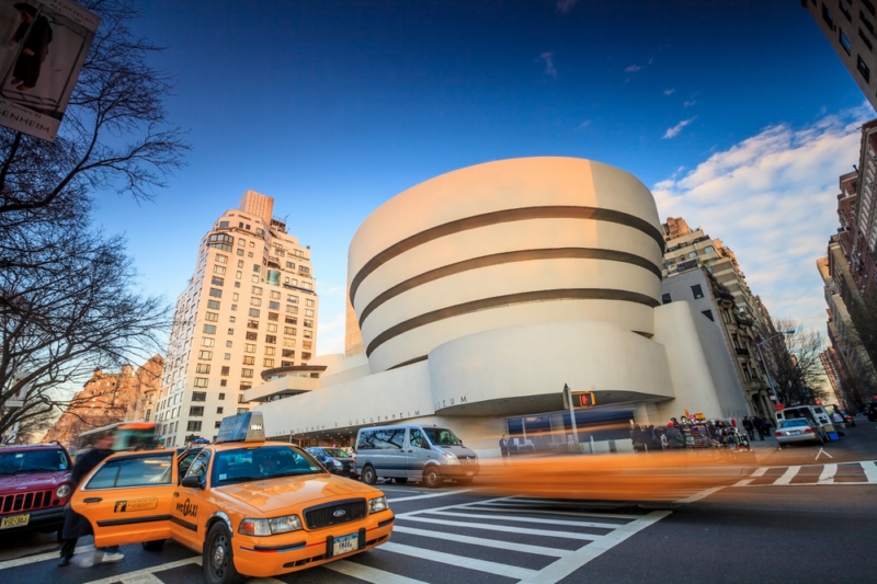 Guggenheimovo muzeum v New Yorku se stalo nejfotografovanější budovou města.