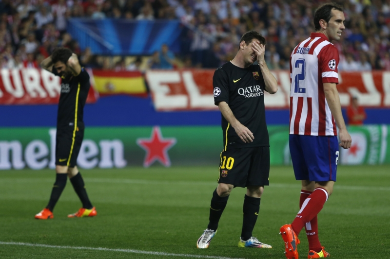 Fotbalisté Barcelony po prohře na hřišti Atlética v Lize mistrů končí.