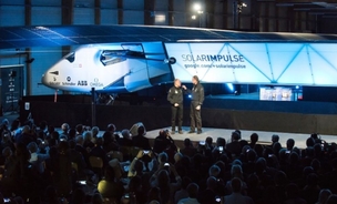 Premiéra nového letounu typu Solar Impulse.